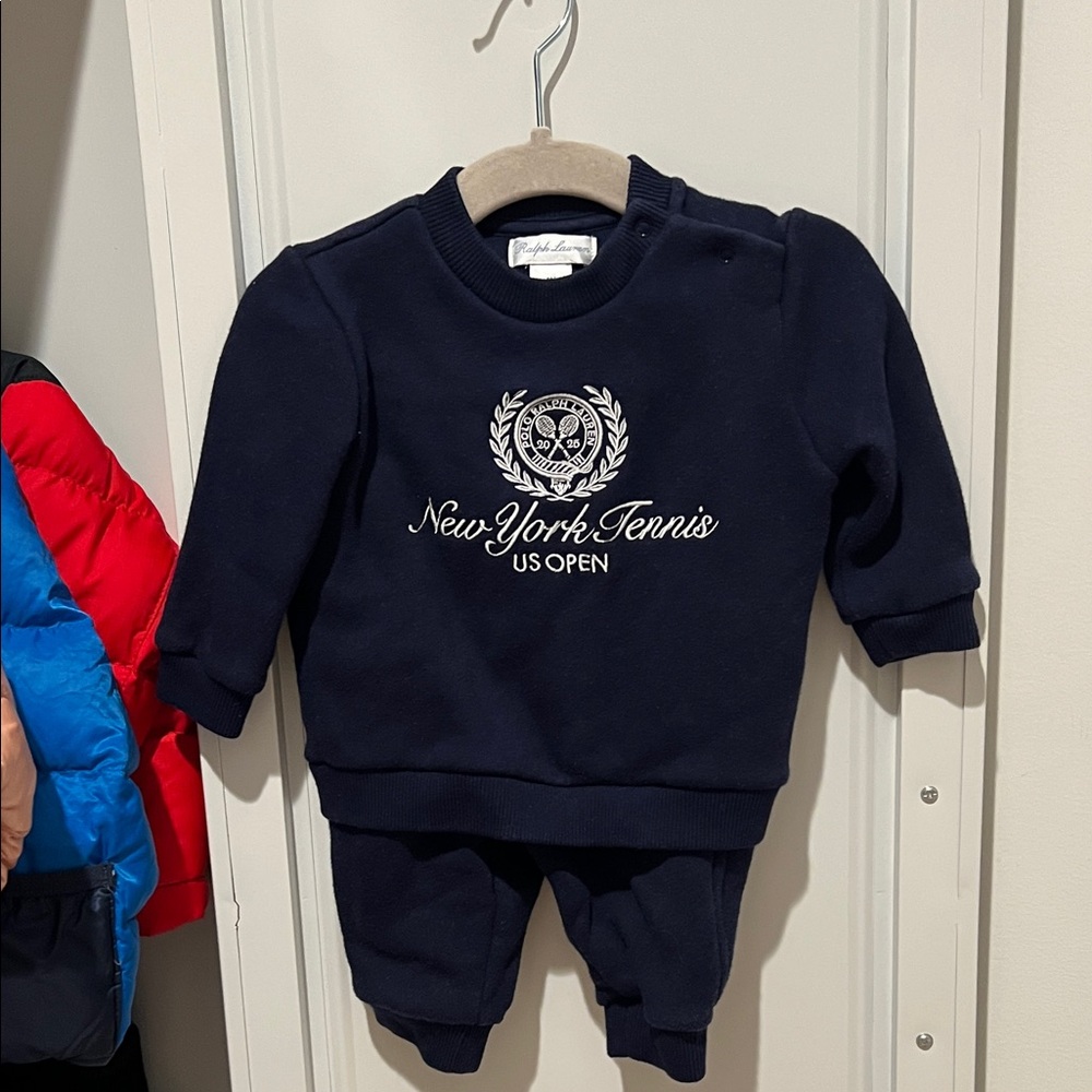 Ralph Lauren Navy New York Tennis Sweatshirt